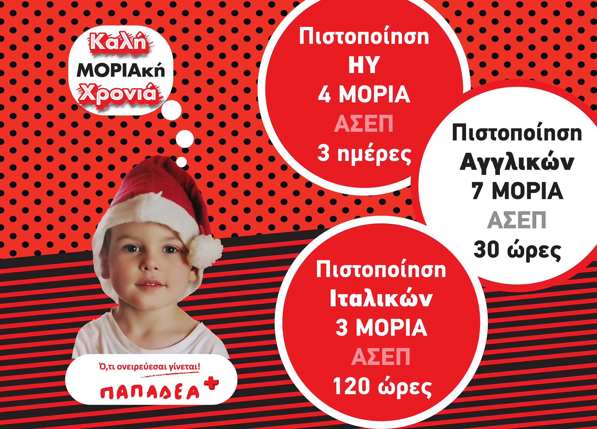 Καλή ΜΟΡΙΑκή Χρονιά