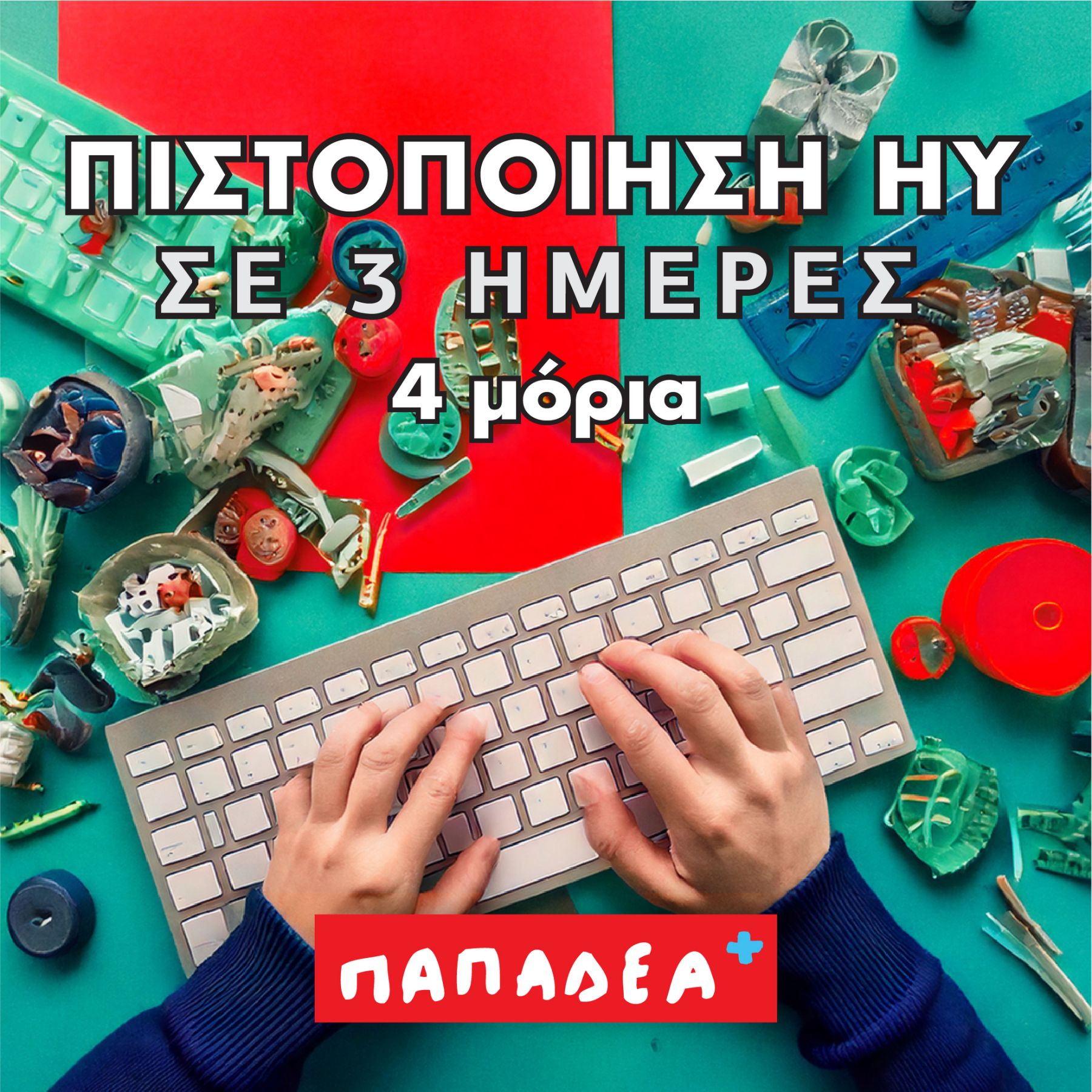 Πιστοποίηση Η/Υ σε 3 ημέρες – Φροντιστήρια Παπαδέα