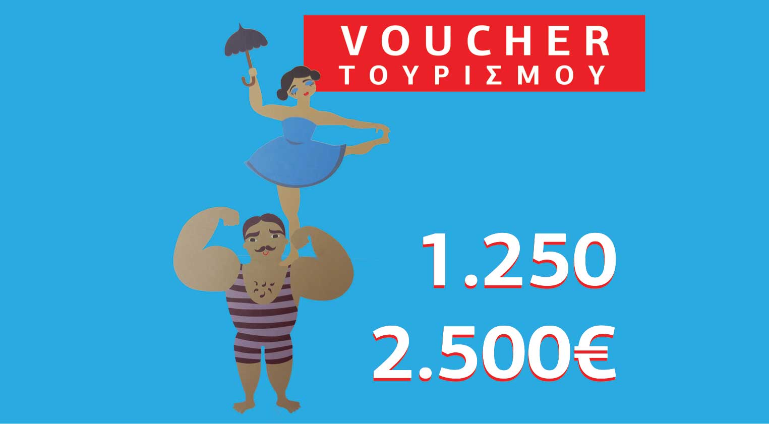 Voucher 1.250 - 2.500€ Εργαζομένων στο Τουρισμό